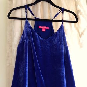 Lilly Pulitzer Velvet Tank Top - Blue